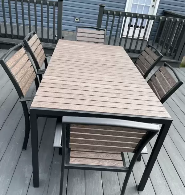 LindoMar Terrace Elite Weatherproof Dining Set