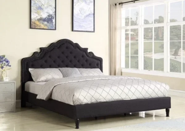 LindoMar Royal Arch Luxe Bed - Diamond Black